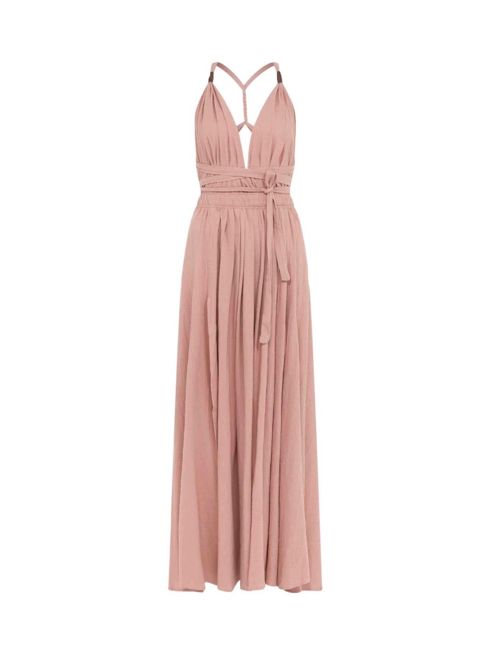 maxi cotton gauze dress